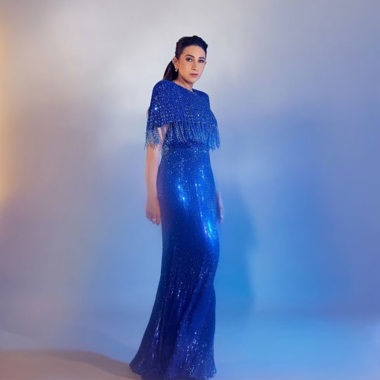 Karisma Kapoor Dons ₹4.25 Lakh Blue Fringe Gown: Know Details